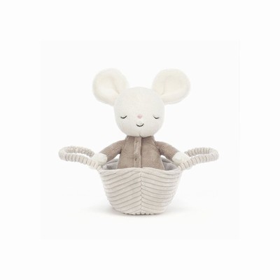 Jellycat Rock-a-Bye Mouse USA | 94253MNQB